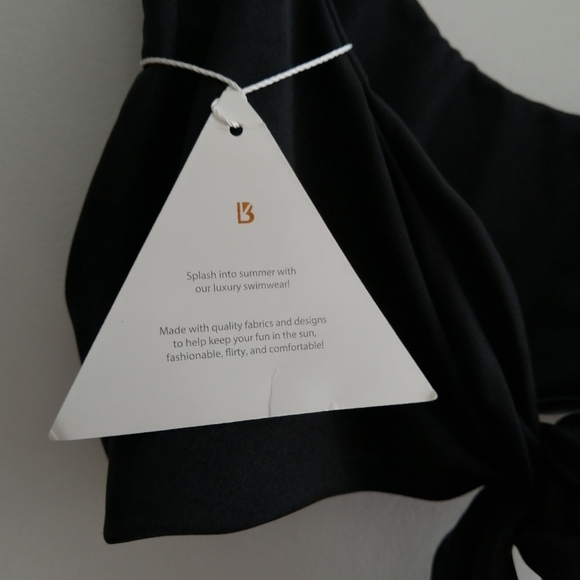 NWT Buffbunny Swimwear Wrap Around Self Tie Bikini Swim Top Small - Picture 13 of 14